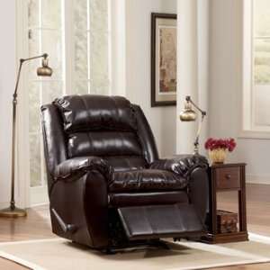  Market Square Glennie Rocker Recliner in Burgundy