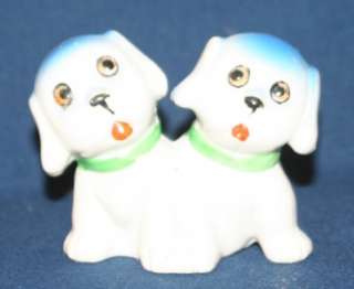 Vintage Googley Eye Beagle Puppy Dogs Figurine Japan  