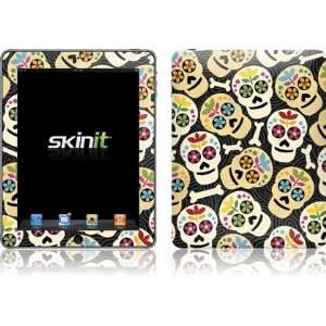  Black Background with Skeletons skin for Apple iPad 