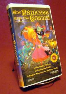 THE PRINCESS AND THE GOBLIN ~ Award Winner ( VHS White Clam Shell Case 