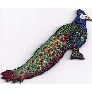    Birds Peacock /Iron On Embroidered Applique 