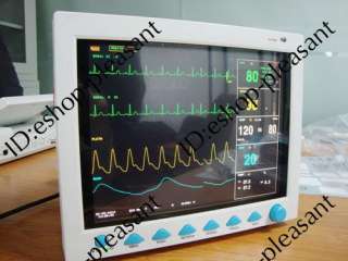 Veterinary Patient Monitor ECG,NIBP,SPO2,TEMP,RESP Built in 