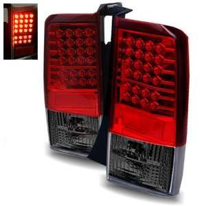  03 06 Scion xB Red/Smoke LED Tail Lights Automotive