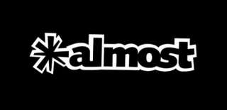 inches Almost Skateboarding Logo Decal/Sticker  