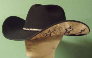 CHARLIE 1 HORSE ALMOST FAMOUS 3X WOOL COWBOY WESTERN HAT  