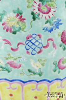 LARGE Chinese Famille Rose Porcelain Vase, Auspicious Symbols, 19th 