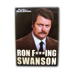  Parks and Recreation Ron F***ing Swanson Magnet 