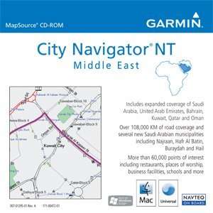  New SOFTWARE, CITY NAV. MIDDLE EAST NT   101097800 GPS 