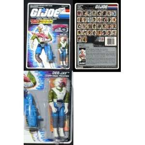  GI Joe 3 3/4 ARAH Battleforce 1988 Dee Jay MOC Toys 