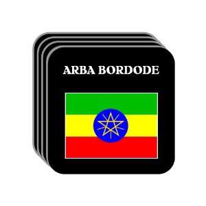  Ethiopia   ARBA BORDODE Set of 4 Mini Mousepad Coasters 