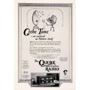  1927 Ad Grebe Synchrophase Radio Doctor Wu Colortone Music 