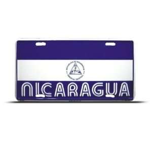  Nicaragua Flag Metal License Plate Wall Sign Tag 