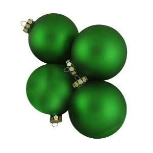  Club Pack of 16 Matte Elf Suit Green Glass Ball Christmas 