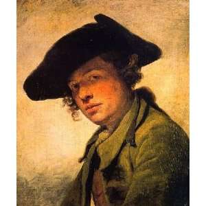   name A Young Man in a Hat, By Greuze Jean Baptiste