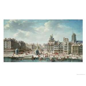  The Place de Greve, Paris Giclee Poster Print