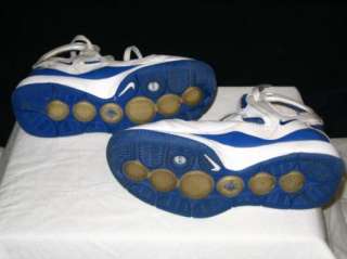 Mens Nike Elite Blue & White Basketball Shoes Size 7.5  