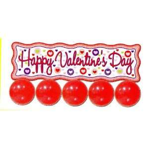  Happy Valentines Day 35 Inch Balloon Banner Health 