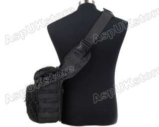 1000D Molle Tactical Shoulder Strap Bag Backpack BlackG  