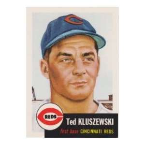 Ted Kluszewski 1953 Topps Archives Baseball Reprint (Cincinnati Reds)