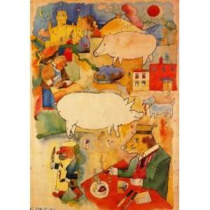   canvas   George Grosz   24 x 34 inches   sunny land