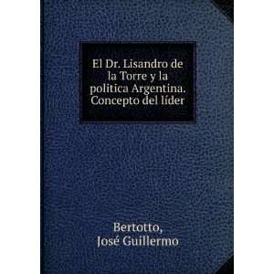   Argentina. Concepto del lÃ­der JosÃ© Guillermo Bertotto Books