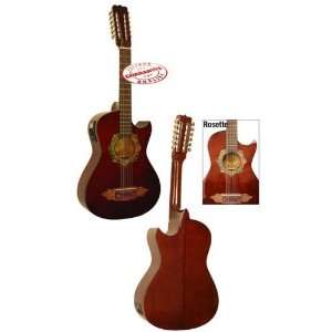  Barraza Electric Acoustic Bajo Sexto Musical Instruments