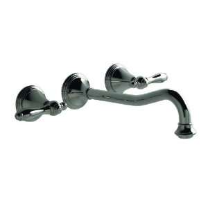   Wall Mount Lavatory Long Spout Trim Only W Jz Handle Polished Nickel