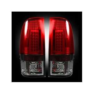  Red Smoked LED Tail Lights Automotive