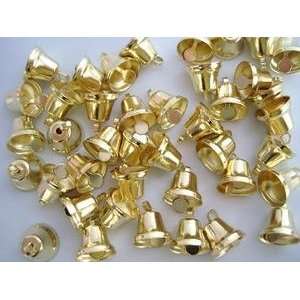    200pc Small 1/2 Gold Jingle Bell (M6 Gold) 