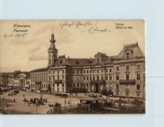Varsovie   Poland   Antique Postcard (163727)  