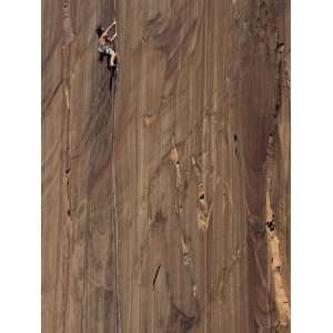  A Man Climbing the Concepcion Crack, Moab, Utah Premium 