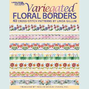 Variegated Floral Borders (Cross Stitch)  