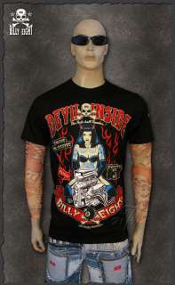 Billy Eight★Devil Inside★Rockabilly T Shirt Psychobilly Hot Rod 