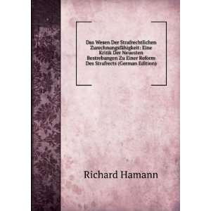   Zu Einer Reform Des Strafrects (German Edition) Richard Hamann Books