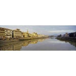  Reflection of Buildings in a River, Arno River, Florence 