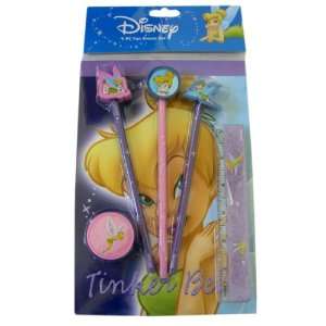  Disney Magical Tinker Bell Study Kit   9 pcs Fun Eraser Set Baby