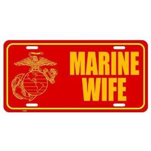  Us Marine Wife License Plate Frame 