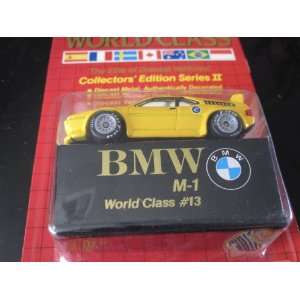 BMW M1 (Yellow) Matchbox World Class Red Card Series #2 (1989)
