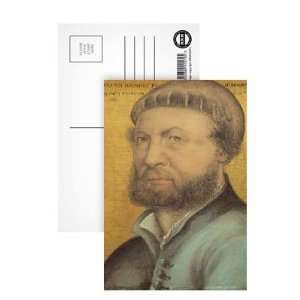  Self Portrait, 1542 (pastel on paper) by Hans Holbein the 