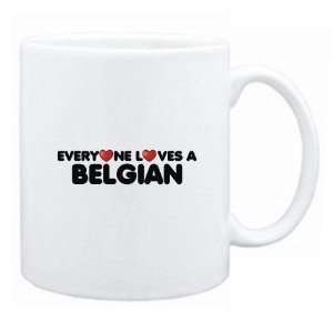    New  Everyone Loves Belgian  Belgium Mug Country