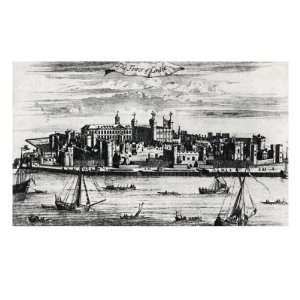 The Tower of London Engraving from survey of London and Westminster 