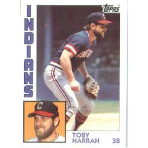  1984 Topps # 348 Toby Harrah Cleveland Indians Baseball 