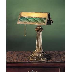  13H Gothic Mission Bankers Lamp