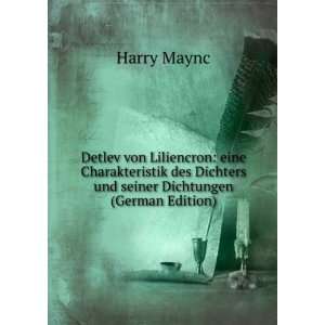   und seiner Dichtungen (German Edition) Harry Maync  Books