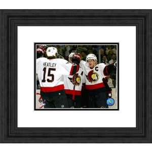  Framed Heatley/Alfredsson Ottawa Senators Photograph