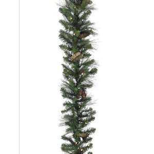    Lit Mixed Rushmore Pine Artificial Christmas Garland   Clear Lights