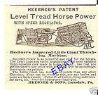 1885 MESSINGER HORSE POWER THRESHER AD STOCKERTOWN PA items in ADS AG 