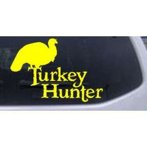  Yellow 22in X 15.3in    Turkey Hunter Hunting And Fishing 