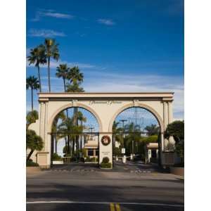  Gate to a Studio, Paramount Studios, Melrose Avenue, Hollywood 