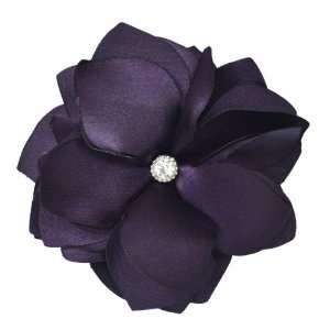  Beautiful Plum Floral Hair Clip and Brooch Beauty